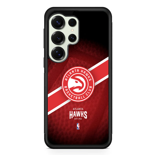 Atlanta Hawks Logo Samsung Galaxy S25 Ultra Case | Durable Rubber Case for Samsung Galaxy S25 Ultra