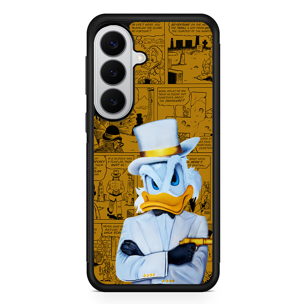 Scrooge McDuck Comic Samsung Galaxy S26 Case | Protective Rubber Cover