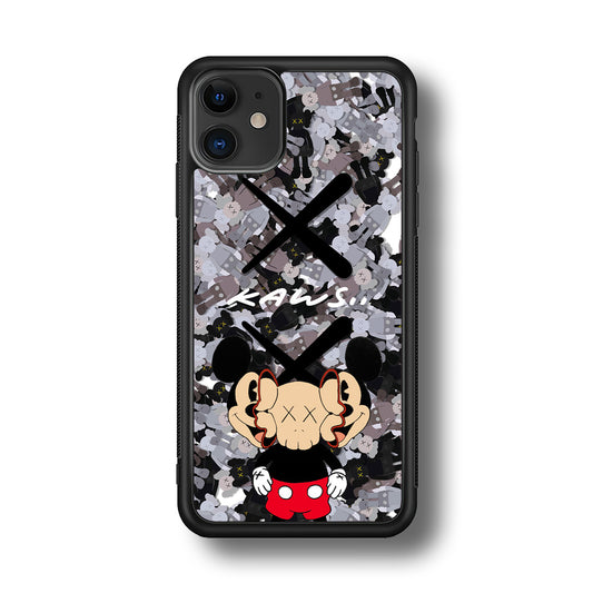 Kaws and Mickey Mask iPhone 11 Case | Slim Rubber Case for iPhone 11