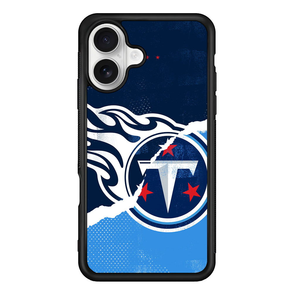 Tennessee Titans Logo iPhone 16 Plus Case | Durable Protective Rubber Cover