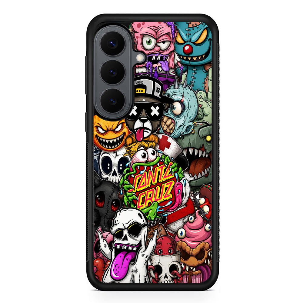 Santa Cruz Skateboard Monster Samsung Galaxy S26 Plus Case | Slim Rubber Case for Samsung Galaxy S26 Plus