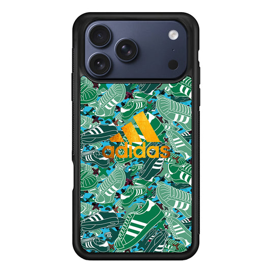 Adidas Gold Pride iPhone 17 Pro Max Case | Durable Rubber Case for iPhone 17 Pro Max