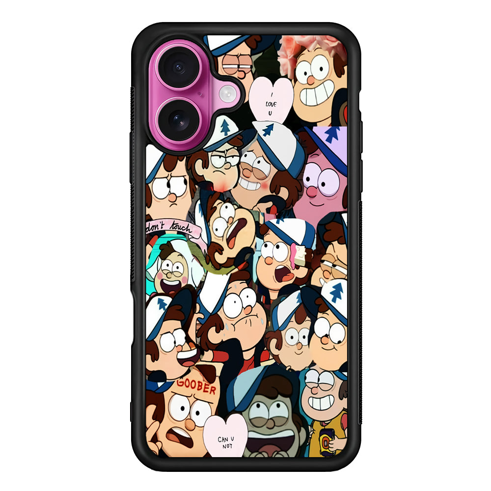 Dipper Gravity Falls Collection iPhone 17 Case | Slim Protective Rubber Phone Cover