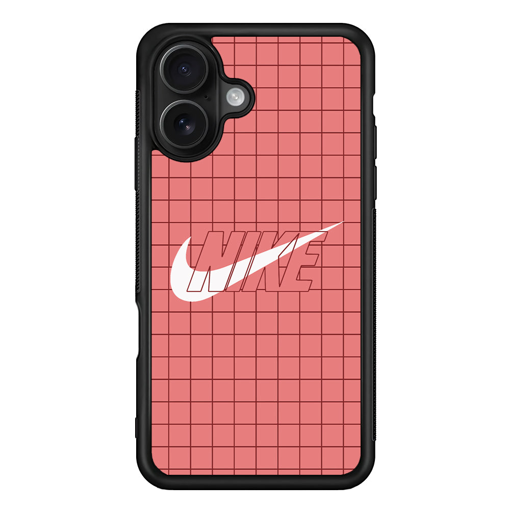 Nike Red Square Spot iPhone 16 Case - Oxvistore