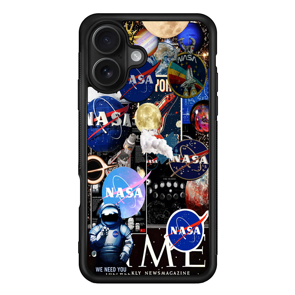 Nasa Galaxy Aesthetic iPhone 16 Case - Oxvistore
