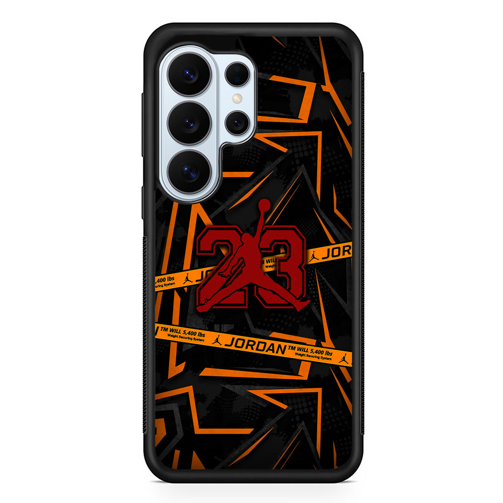 Air Jordan Orange Shapes Samsung Galaxy S26 Ultra Case | Protective Phone Cover