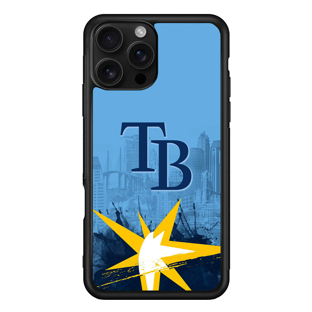 Tampa Bay Rays Logo iPhone 16 Pro Case | Durable Protective Case for iPhone 16 Pro