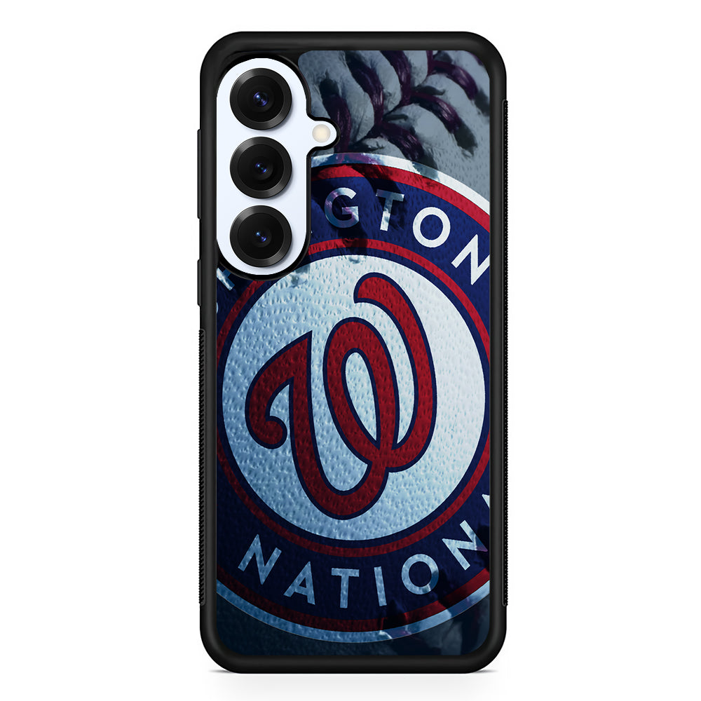 Washington Nationals Ball Samsung Galaxy S25 Plus Case | Slim Rubber Cover for Samsung Galaxy S25 Plus