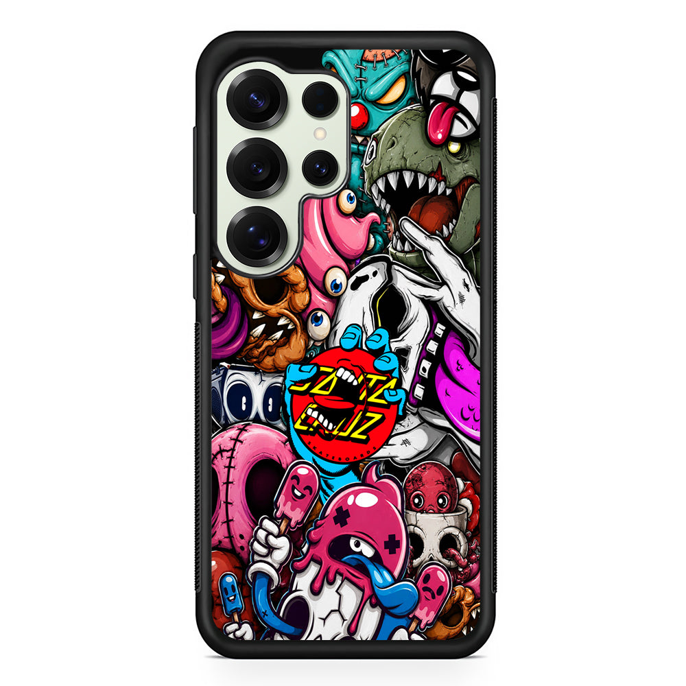 Santa Cruz Skateboard Nightmare Samsung Galaxy S25 Ultra Case | Slim Rubber Case for Samsung Galaxy S25 Ultra