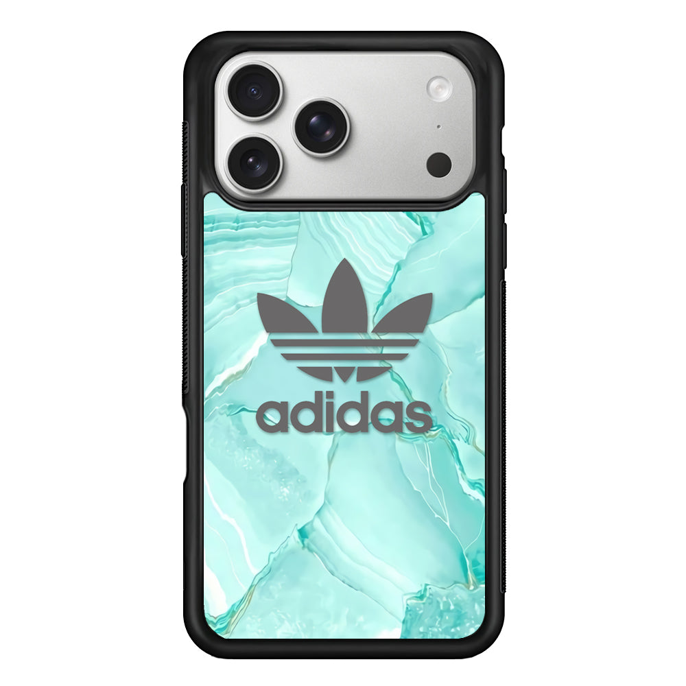 Adidas Light Marble Green iPhone 17 Pro Case | Slim Protective Case for iPhone 17 Pro