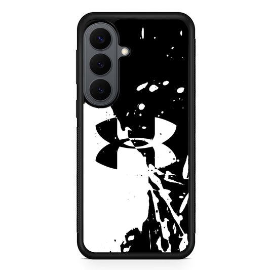 Under Armour Black White Samsung Galaxy S26 Plus Case | Slim Rubber Case for Samsung Galaxy S26 Plus