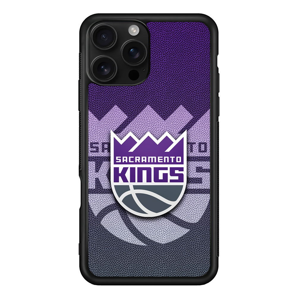 Sacramento Kings Pattern iPhone 16 Pro Case | Durable Protective Case for iPhone 16 Pro