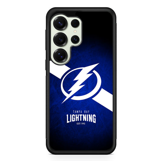 Tampa Bay Lightning Logo Samsung Galaxy S25 Ultra Case | Durable Rubber Case for Samsung Galaxy S25 Ultra