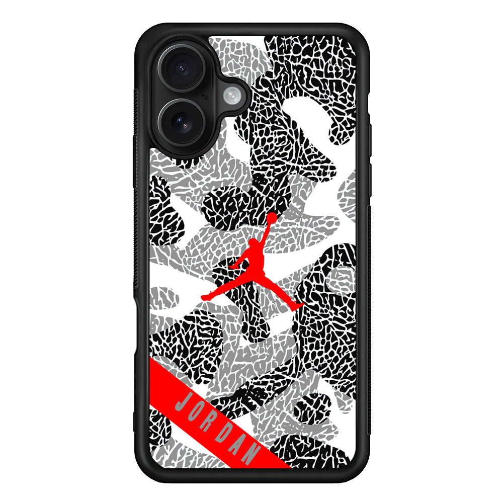 Air Jordan Absolute Patern iPhone 16 Case - Oxvistore