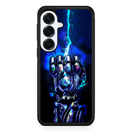 Thanos Gauntlet Stick Symbol Samsung Galaxy S25 Plus Case | Slim Rubber Cover for Samsung Galaxy S25 Plus