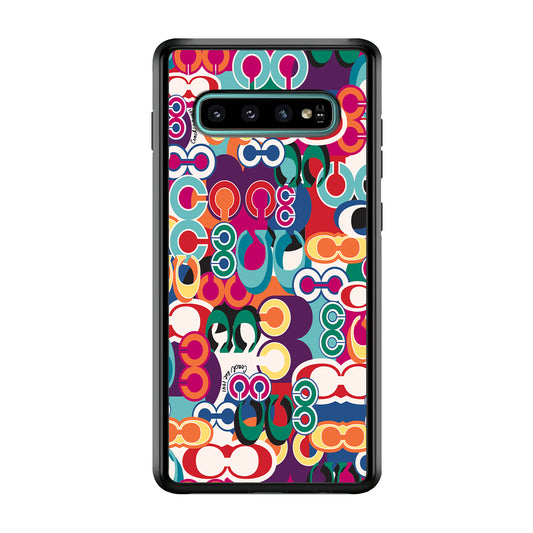 Coach Colorful Samsung Galaxy S10 Plus Case | Slim Rubber Case for Samsung Galaxy S10 Plus