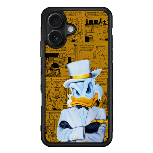 Scrooge McDuck Comic iPhone 16 Case - Oxvistore