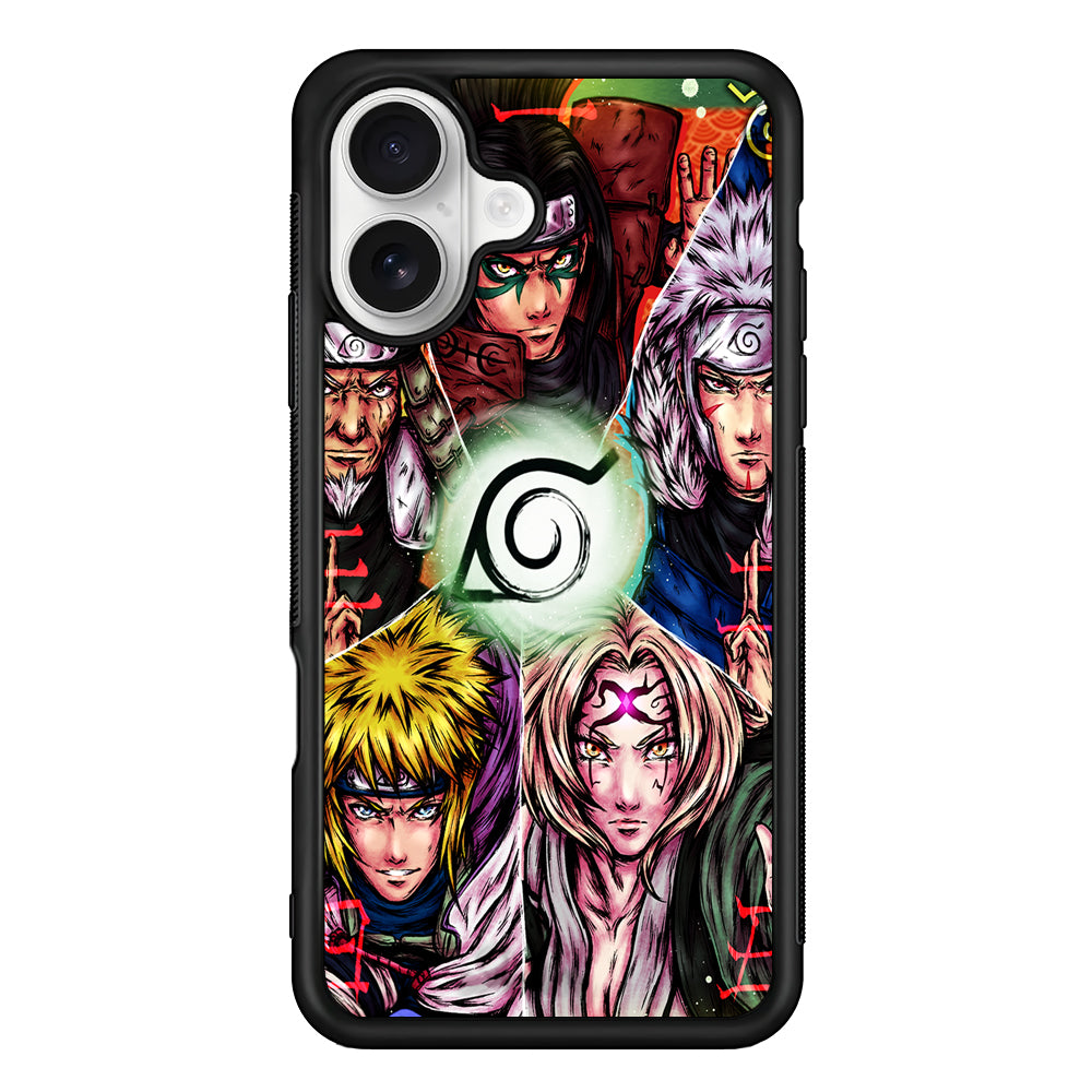 The 5 Hokage Art iPhone 16 Plus Case | Durable Protective Rubber Cover