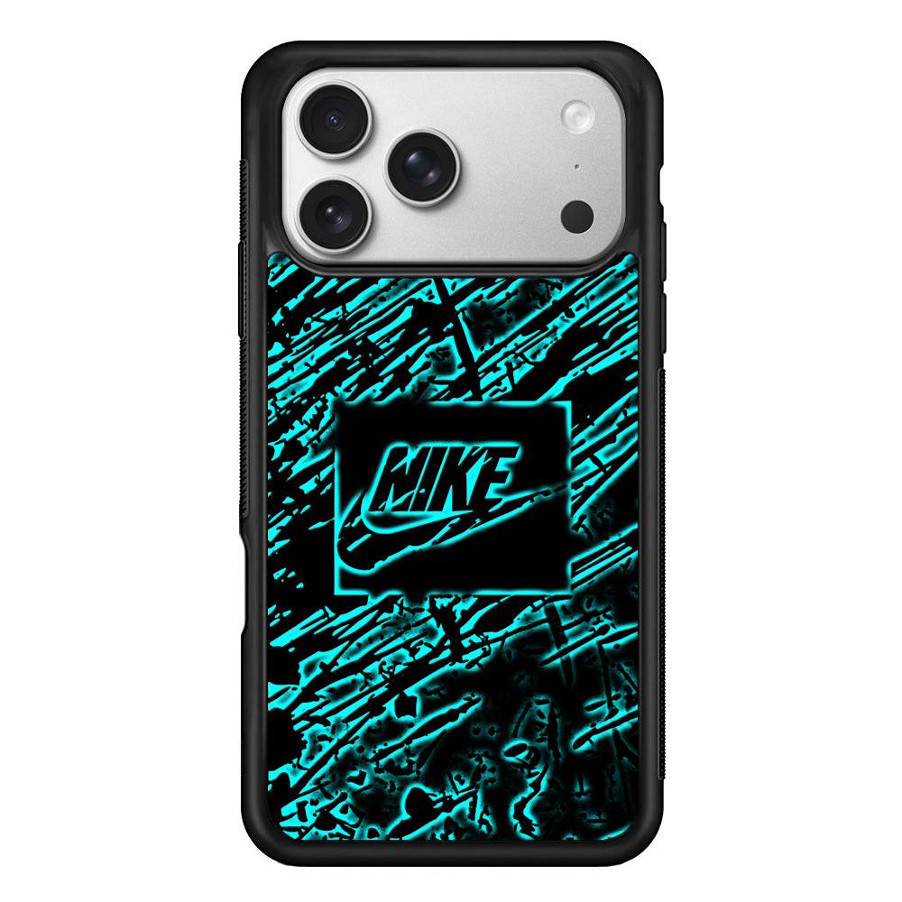 Artistic Nike Blue Abstract iPhone 17 Pro Case | Slim Protective Case for iPhone 17 Pro
