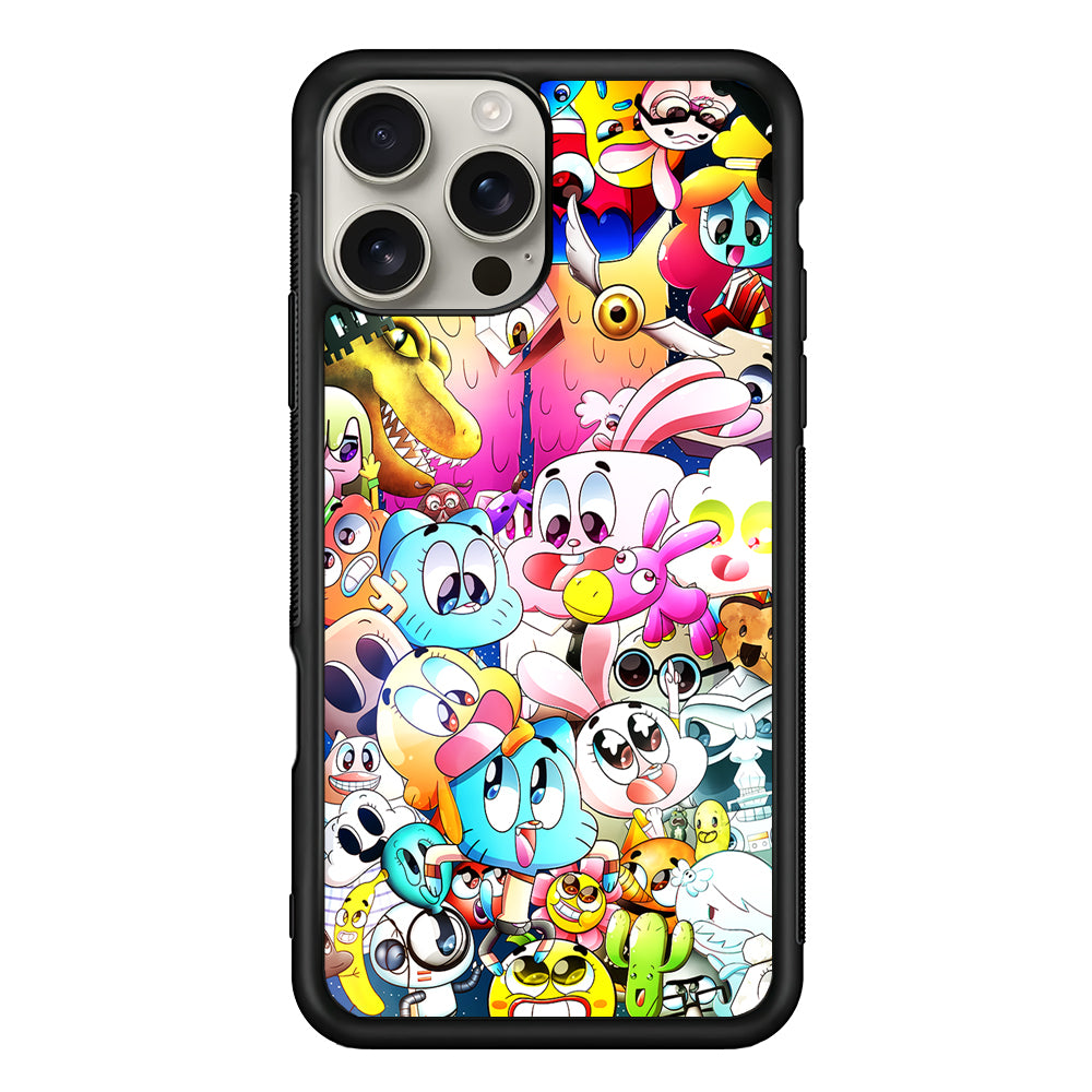 The Amazing World of Gumball Character iPhone 16 Pro Max Case | Stylish Protective Case for iPhone 16 Pro Max