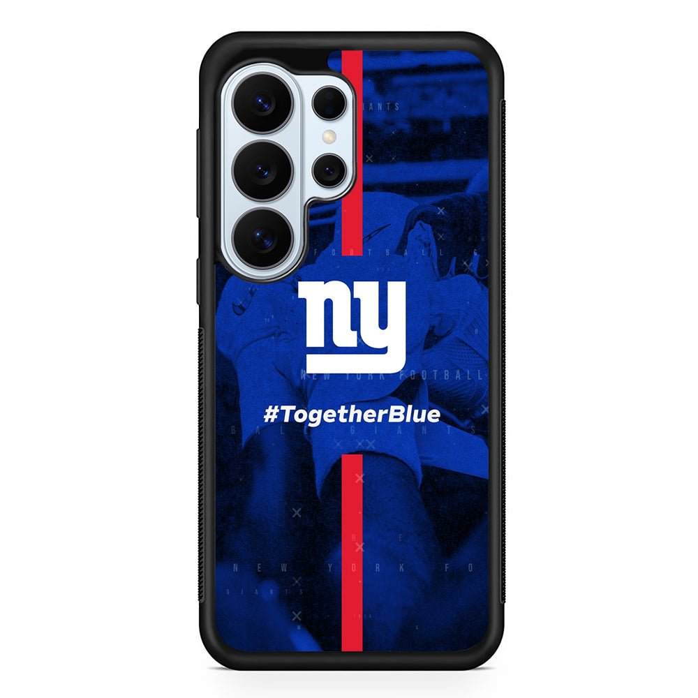 New York Giants Together Blue Samsung Galaxy S26 Ultra Case | Protective Phone Cover