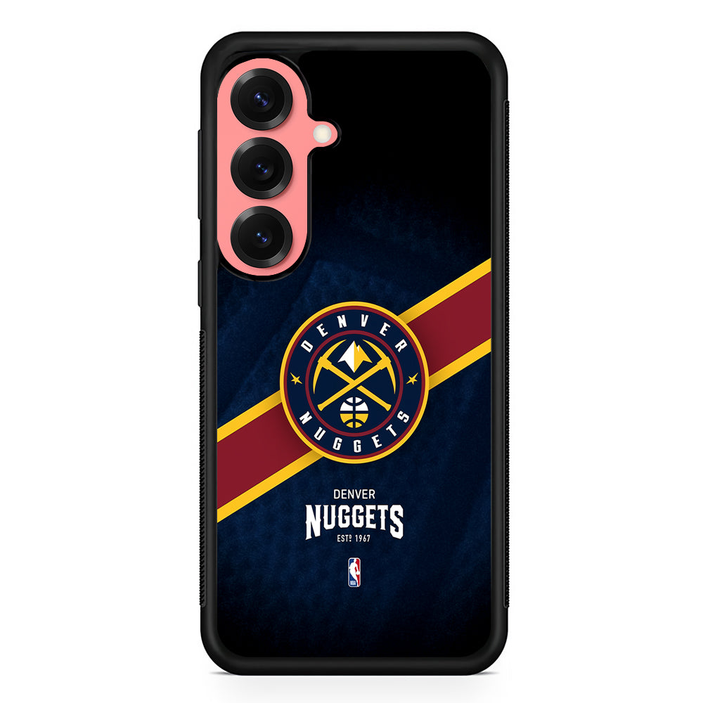 Denver Nuggets Logo Samsung Galaxy S25 Case | Protective Case for Samsung Galaxy S25
