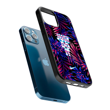 Nike Neon Glow Watchword 2D Rubber Phone Case | Slim Protective Phone Case