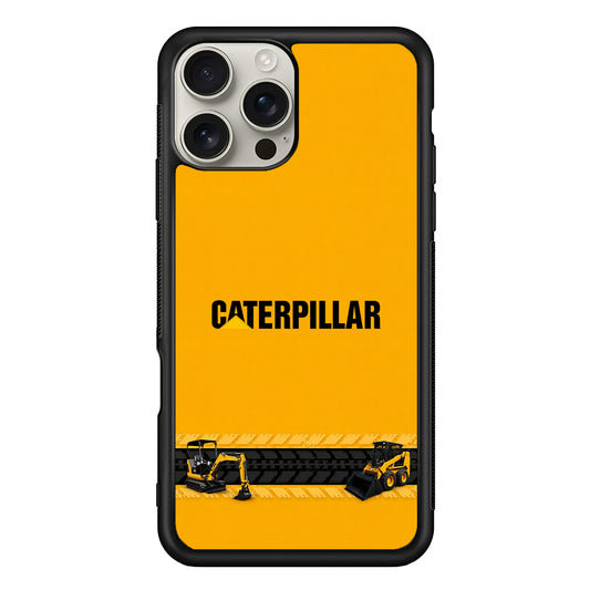 Caterpillar Unstoppable Power iPhone 16 Pro Max Case | Slim Rubber Case for iPhone 16 Pro Max