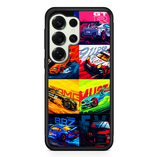 Sports Car Collection Art Samsung Galaxy S25 Ultra Case | Durable Rubber Case for Samsung Galaxy S25 Ultra