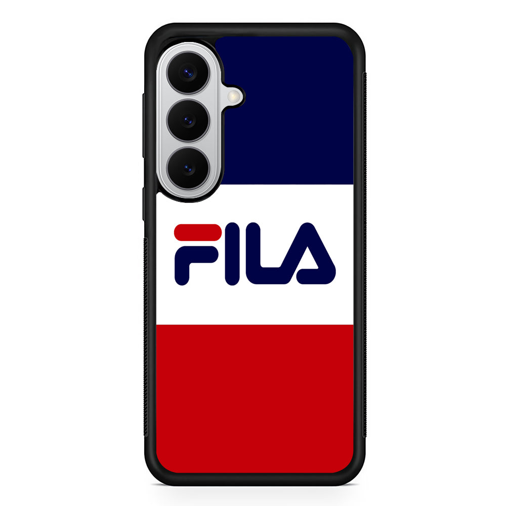 Fila Three Colors Samsung Galaxy S26 Case | Slim Rubber Case for Samsung Galaxy S26