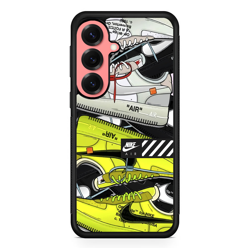 Nike Air Shoelaces Samsung Galaxy S25 Case | Slim Protective Cover for Samsung Galaxy S25