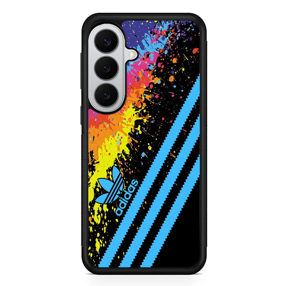 Adidas Stripe Paint Samsung Galaxy S26 Case | Slim Samsung Galaxy S26 Rubber Case