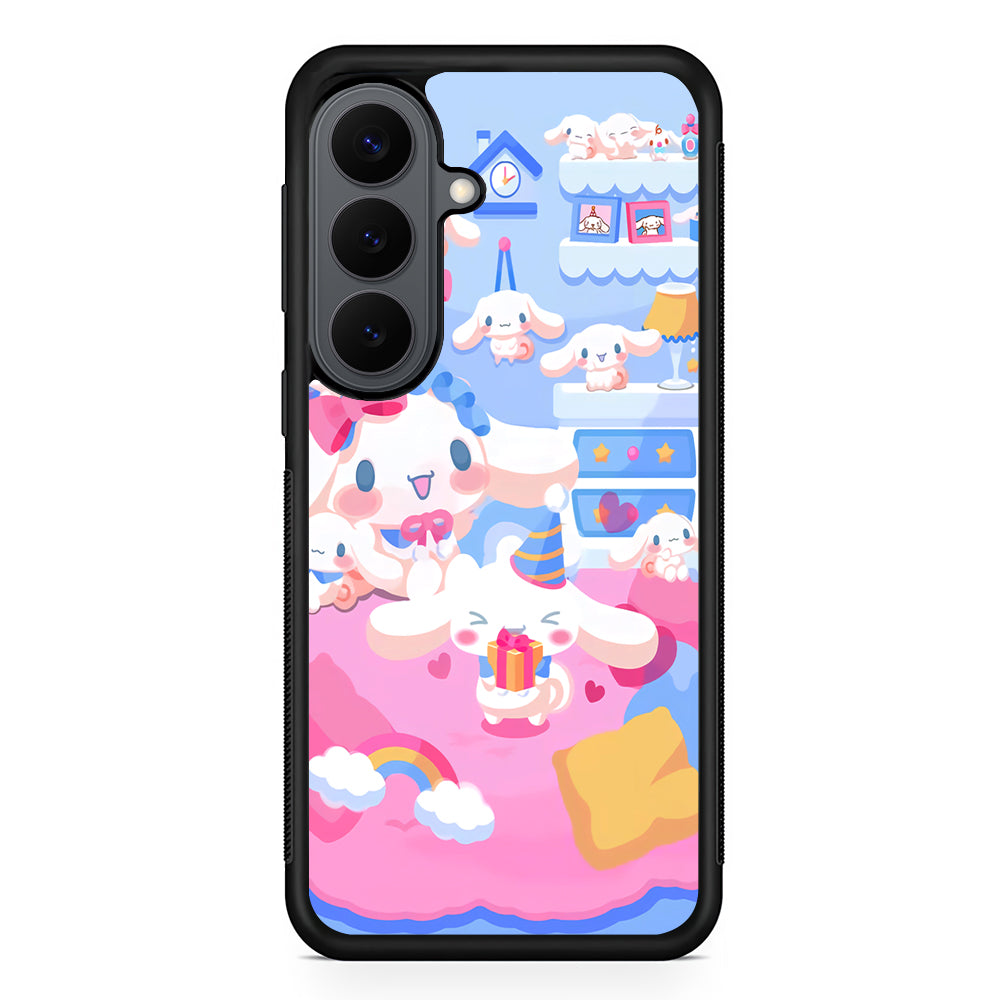 Cinnamoroll's Birthday Samsung Galaxy S26 Plus Case | Slim Rubber Case for Samsung Galaxy S26 Plus