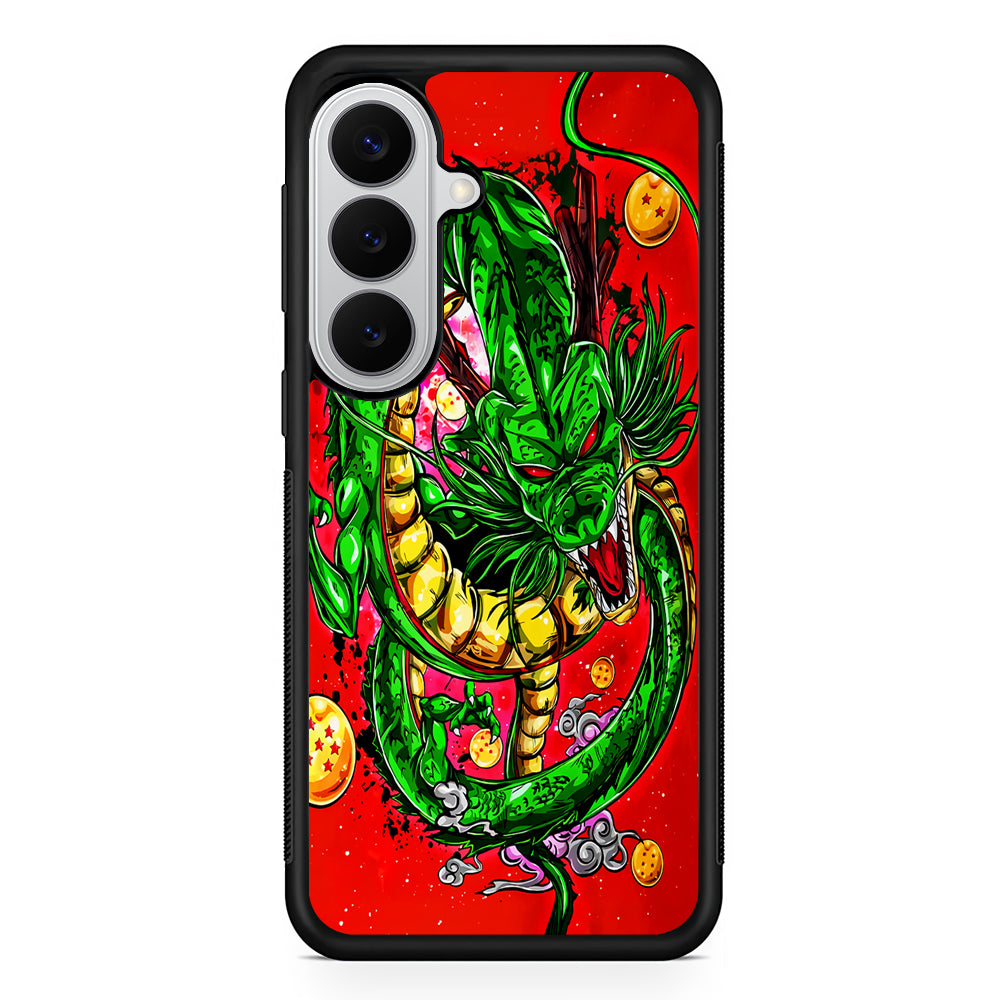 Shenron Dragon Ball Z Red Samsung Galaxy S26 Case | Protective Rubber Cover