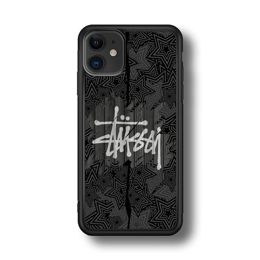 Stussy Star from The Night iPhone 11 Case | Slim Rubber Case for iPhone 11