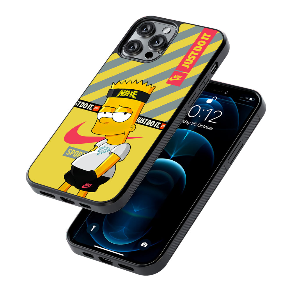 Nike Chill Bart 2D Rubber Phone Case | Slim Protective Phone Case