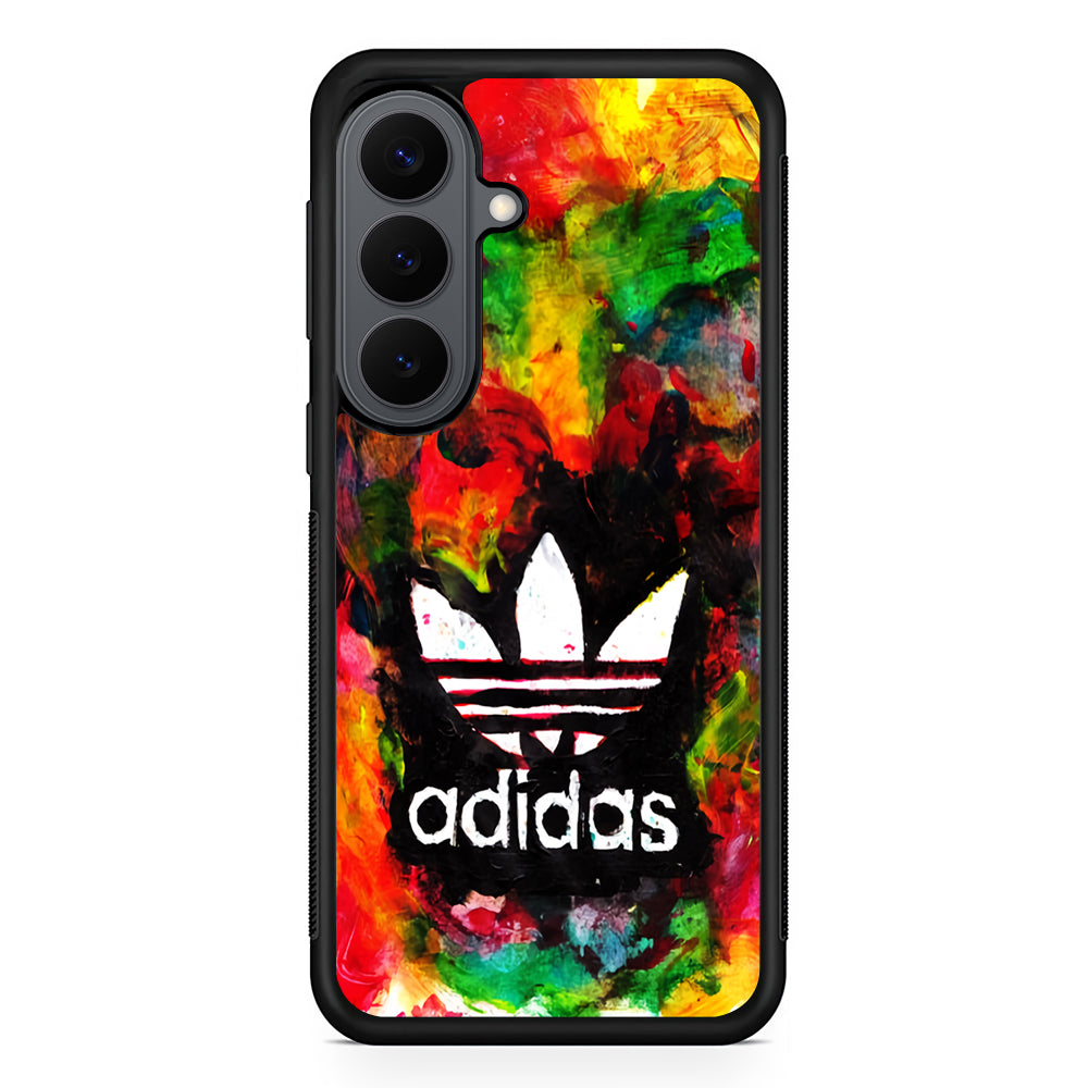 Adidas Logo Colorful Painting Samsung Galaxy S26 Plus Case | Durable Samsung Galaxy S26 Plus Cover