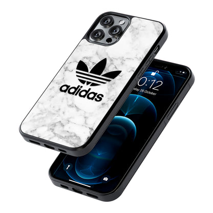 Adidas Marble Backdrop 2D Rubber Phone Case | Slim Protective Phone Case