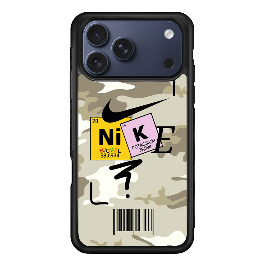 Nike Chemical Formula iPhone 17 Pro Max Case | Durable Rubber Case for iPhone 17 Pro Max