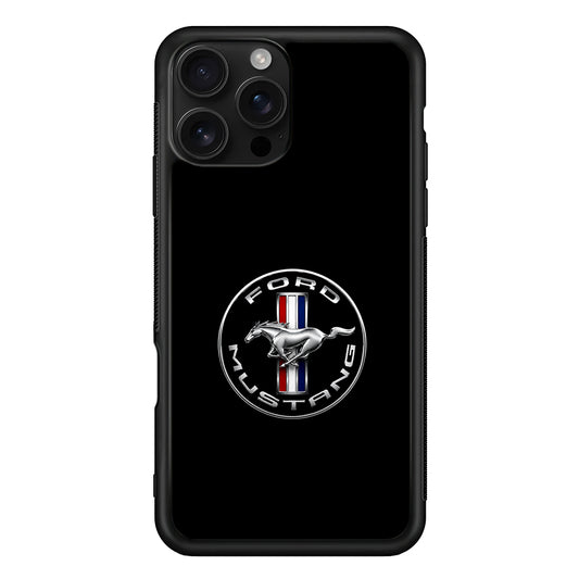 Ford Mustang Icon of Speed iPhone 16 Pro Case | Slim Rubber Case for iPhone 16 Pro