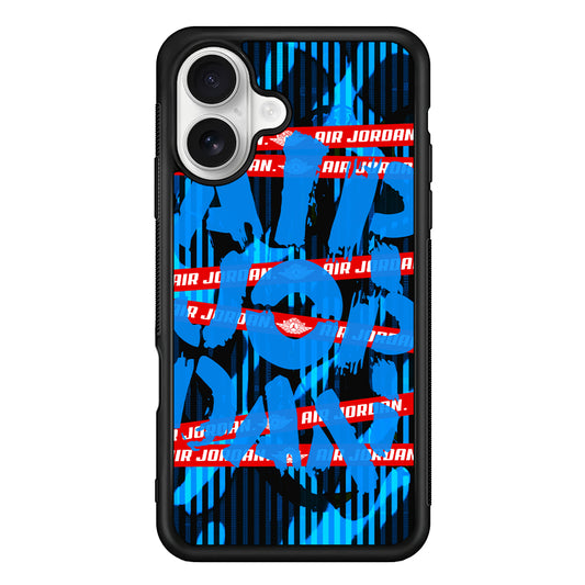 Air Jordan Line Under Water iPhone 16 Plus Case – Slim Fit Protective Phone Case