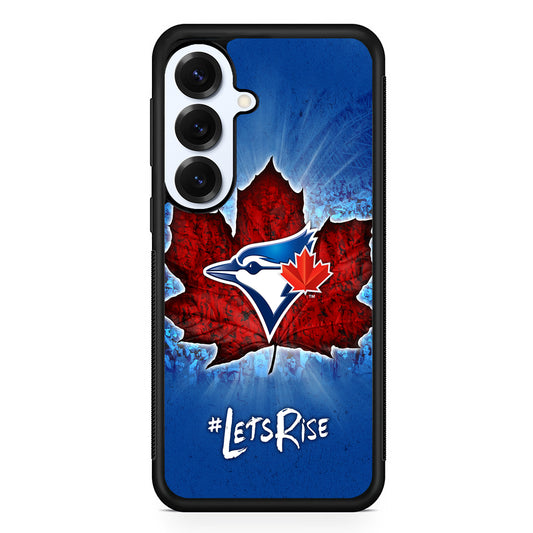Toronto Blue Jays Lets Rise Samsung Galaxy S25 Plus Case | Slim Rubber Cover for Samsung Galaxy S25 Plus