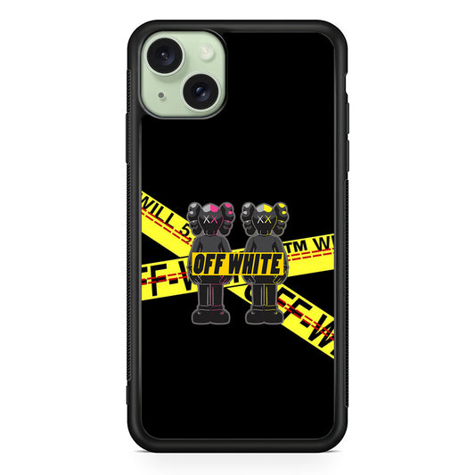 Kaws Twin Off White iPhone 14 Plus Case | Slim Rubber Case for iPhone 14 Plus