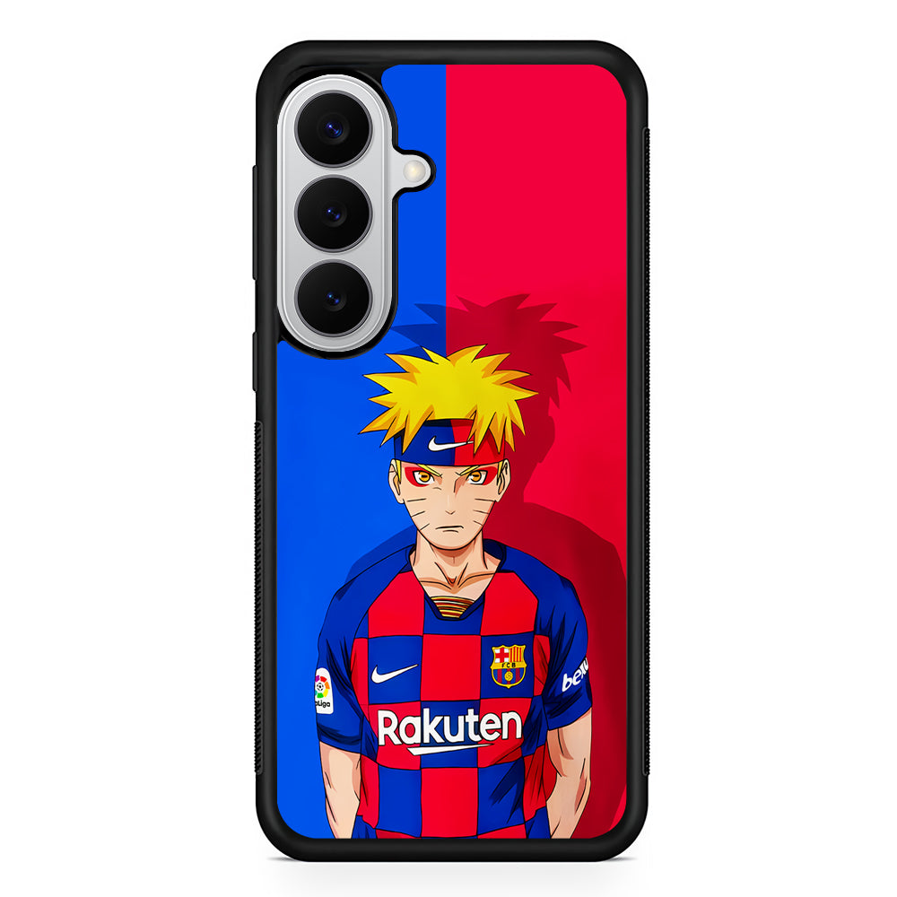 Naruto Barcelona Fc Jersey Samsung Galaxy S26 Case | Protective Rubber Cover