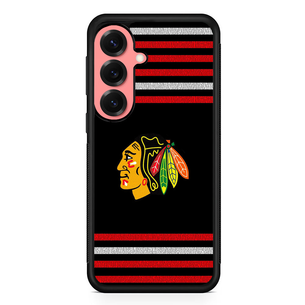 Chicago Blackhawks Logo Samsung Galaxy S25 Case | Protective Case for Samsung Galaxy S25