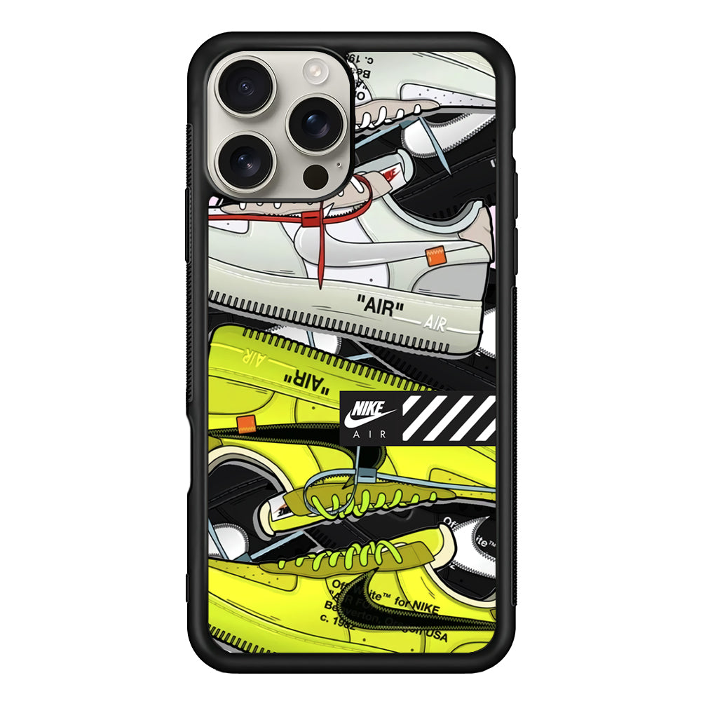Nike Air Shoelaces iPhone 16 Pro Max Case | Durable Everyday Protective Cover