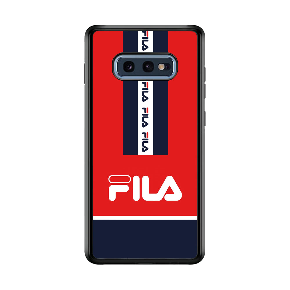 Fila Suit of Identity Samsung Galaxy S10E Case | Slim Rubber Case for Samsung Galaxy S10E