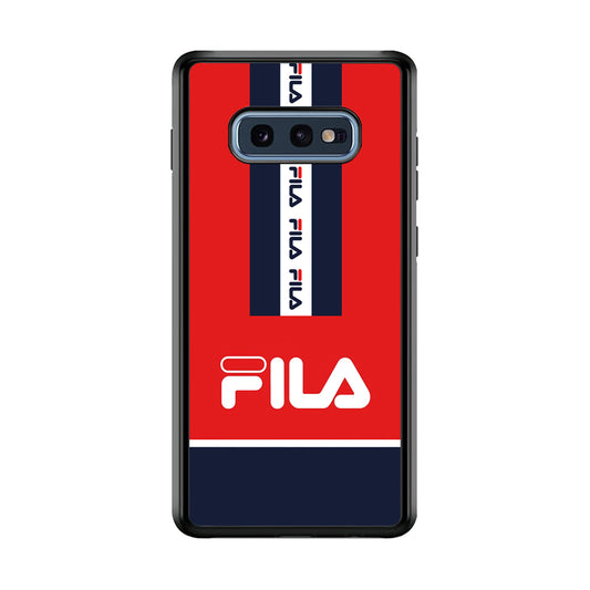 Fila Suit of Identity Samsung Galaxy S10E Case | Slim Rubber Case for Samsung Galaxy S10E