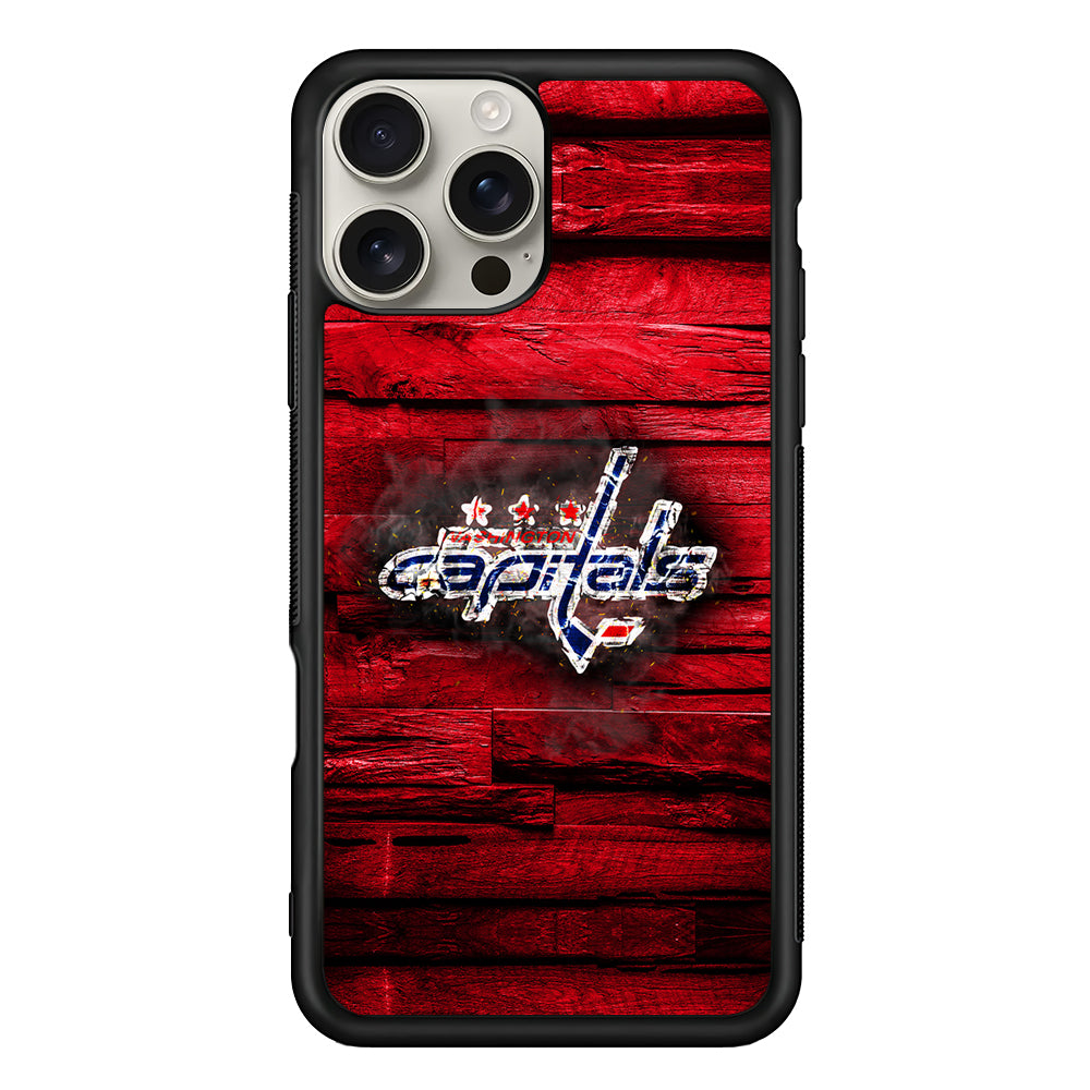 Washington Capitals Wood iPhone 16 Pro Max Case | Stylish Protective Case for iPhone 16 Pro Max