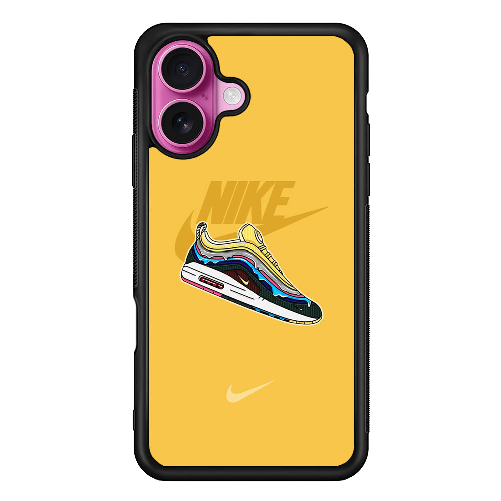 Nike Air Max Spirit Painting iPhone 17 Case - Slim Rubber Case for iPhone 17